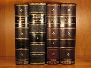 Handbuch der Physiologie des Menschen in vier Bänden, Halbleder-Ausgabe, 1905 - 1909.