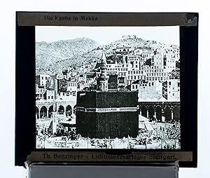 [5 photographic lantern slides of Mecca and Medina (silver gelatin glass positives), taken in the...