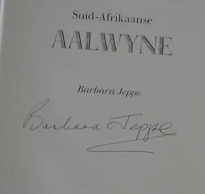 Suid-Afrikaanse Aalwyne