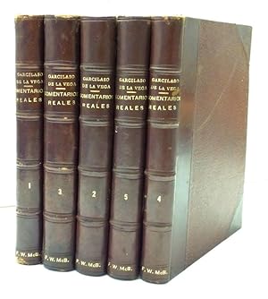 Commentarios Reales de Los Incas and Historia General del Peru 5 volumes