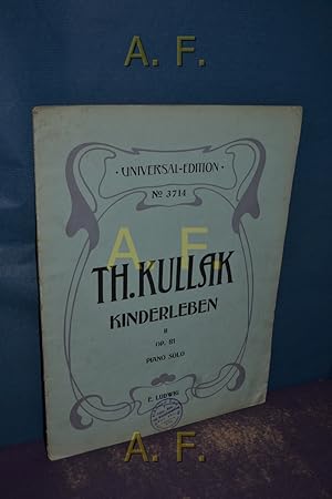 Seller image for Kinderleben, Kleine Stcke fr Klavier zu zwei Hnden for sale by Antiquarische Fundgrube e.U.