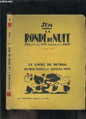 Seller image for LA RONDE DE NUIT- LE LIVRE DE DEMAIN N6 for sale by Le-Livre