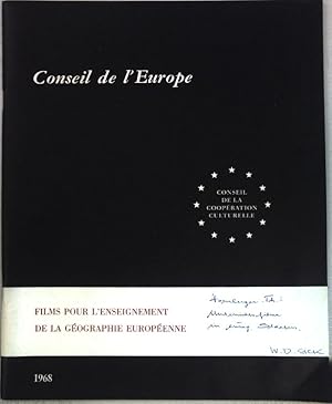 Seller image for Films pour l'enseignement de la gographie europenne; for sale by books4less (Versandantiquariat Petra Gros GmbH & Co. KG)