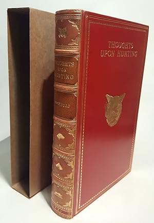 Imagen del vendedor de THOUGHTS UPON HARE & FOX HUNTING: IN A SERIES OF FAMILIAR LETTERS TO A FRIEND IN WHICH ARE GIVEN DIRECTIONS FOR ERECTING A KENNEL, THE MANAGEMENT OF HOUNDS, AND THE DUTIES AND QUALIFICATIONS NECESSARY FOR A HUNTSMAN AND WHIPPER-IN. By Peter Beckford Esq. a la venta por Coch-y-Bonddu Books Ltd
