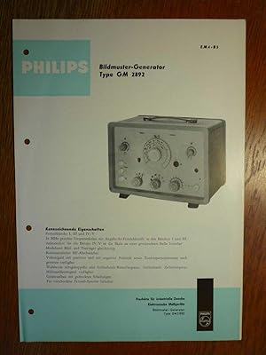 Philips Bildmuster-Generator Type GM 2892 - Elektronische Meßgeräte - Produkte für industrielle Z...