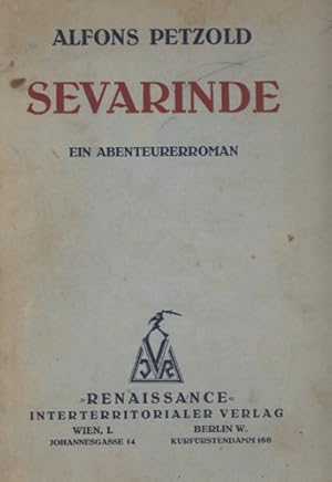Bild des Verkufers fr Sevarinde. Ein alter Abenteurer-Roman. zum Verkauf von Georg Fritsch Antiquariat
