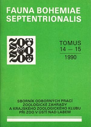 Image du vendeur pour Fauna Bohemiae Septentrionalis (Tomus 14-15, 1990) mis en vente par Schueling Buchkurier