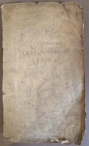 Glossarium Chrestomathiae syriacae I.D. Michaelis accommodatum annotationibusque historicis, crit...