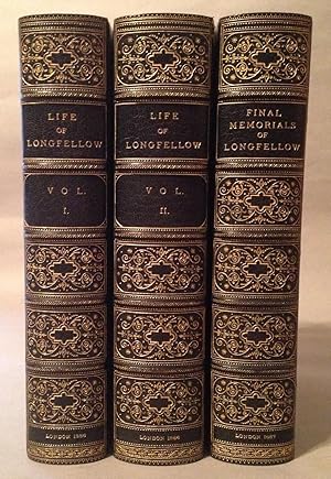 Imagen del vendedor de Life of Henry Wadsworth Longfellow With Extracts from his Journals and Correspondence (2 Volumes) together with Final Memorials of Henry Wadsworth Longfellow a la venta por Books & Bidders Antiquarian Booksellers