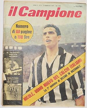 Immagine del venditore per IL CAMPIONE ANNO V N. 5 - 2 FEBBRAIO 1959, venduto da Sephora di Elena Serru