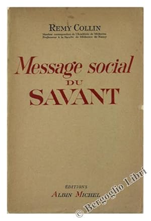 MESSAGE SOCIAL DU SAVANT.: