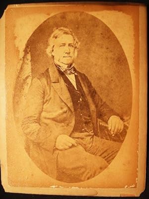 Bild des Verkufers fr Circa 1880 Cabinet Card Photograph of a Seated Gentleman zum Verkauf von Certain Books, ABAA