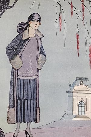 Le Belvédère. Robe-manteau, de Worth (pl.36, La Gazette du Bon ton, 1924 n°7)
