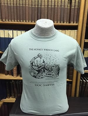 Seller image for Doc Sarvis T-Shirt - Stonewash Green (S); The Monkey Wrench Gang T-Shirt Series for sale by Ken Sanders Rare Books, ABAA