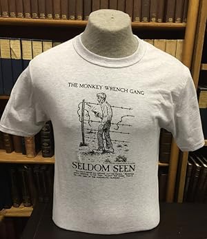 Seller image for Seldom Seen Smith T-Shirt (Fence) - Ash (L); The Monkey Wrench Gang T-Shirt Series for sale by Ken Sanders Rare Books, ABAA