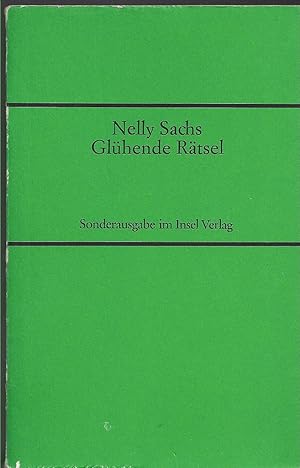 Bild des Verkufers fr Glhende Rtsel. Gedichte. zum Verkauf von Versandantiquariat Alraune