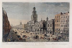 A View of the Royal Exchange London/Vüe de la Bourse Royale à Londres
