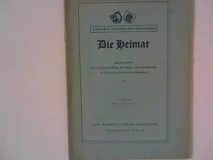 Die Heimat 72. Jahrgang Heft 2 Februar 1965 Monatsschrift des Vereins zur Pflege der Natur- und L...