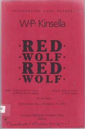 Seller image for Red Wolf, Red Wolf for sale by Sawtooth Books, ABAA