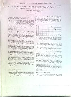 Imagen del vendedor de ber den Tagesgang von Oberflchentemperaturen in der Bonner Innenstadt an einem sommerlichen Strahlungstag; a la venta por books4less (Versandantiquariat Petra Gros GmbH & Co. KG)