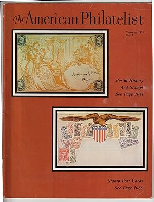 Image du vendeur pour The American Philatelist November 1978; Volume 93, No. 11 (Whole No. 934) mis en vente par Ray Dertz