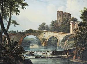 Seller image for Brcke bey St. Moritz (Pont prs de St. Maurice - VS). for sale by Harteveld Rare Books Ltd.