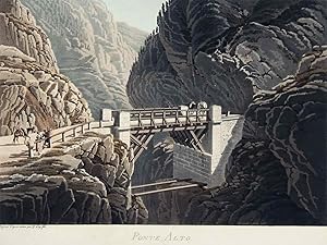 Image du vendeur pour (Vue prise:) Ponte Alto. Dessin d?aprs nature par G. Lory fils, mis en vente par Harteveld Rare Books Ltd.