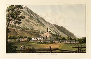 Seller image for Martinach ou Martigny. Gravure sur cuivre originale. Tirage avant la lettre. Colorie  la main d?poque, titre en oire sous l?image. for sale by Harteveld Rare Books Ltd.