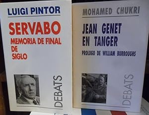 Seller image for JEAN GENET EN TANGER Prlogo de William Burroughs + SERVABO memoria final de siglo (2 libros) for sale by Libros Dickens