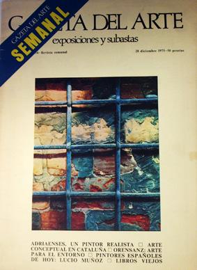 Seller image for Gazeta del Arte. Exposiciones y subastas, 28 diciembre 1975 for sale by Laila Books