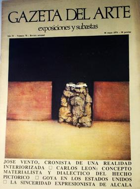 Seller image for Gazeta del Arte. Exposiciones y subastas, 30 mayo 1976 for sale by Laila Books