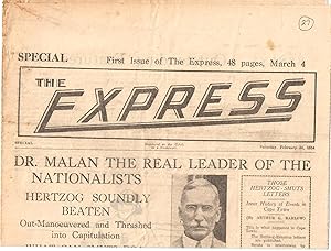 Seller image for The Express Saturday February 24, 1934 for sale by Snookerybooks