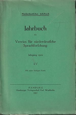 Jahrbuch des Vereins für niederdeutsche Sprachforschung