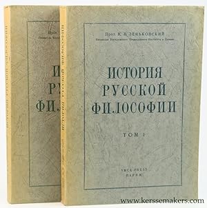 Seller image for Istoria russkoi filosofi = A History of Russian Philosophy (1st ed. complete in 2 volumes). for sale by Emile Kerssemakers ILAB