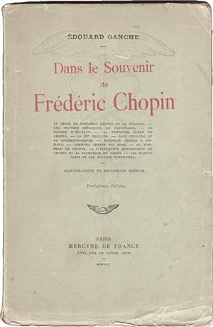 Dans le souvenir de Frédéric Chopin. Illustrations et documents inédits
