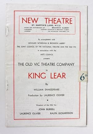 King Lear. Old Vic Theatre Company