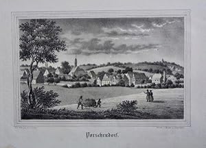 Porschendorf. Lithographie. um 1840