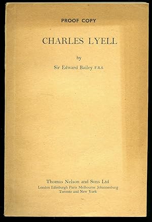 Seller image for Charles Lyell: British Men of Science Series [Proof Copy] for sale by Little Stour Books PBFA Member