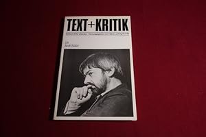 Bild des Verkufers fr TEXT + KRITIK - JUREK BECKER. Zeitschrift fr Literatur, Heft 116 zum Verkauf von INFINIBU KG