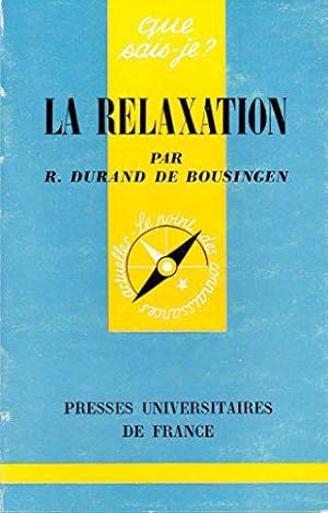 Seller image for La relaxation for sale by JLG_livres anciens et modernes