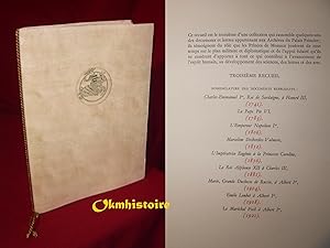 Choix de lettres et documents historiques des archives du Palais princier reproduits et commentés...