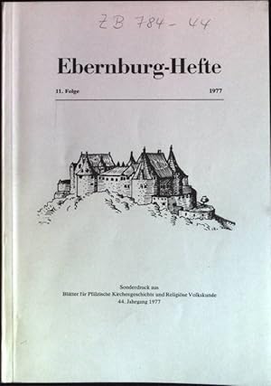 Imagen del vendedor de Der Erste Speyerer Reichtstag von 1526 und die Reformation; in: 11. Folge; Ebernburg-Hefte Sonderdruck aus: Bltter fr Pflzische Kirchengeschichte und Religise Volkskunde a la venta por books4less (Versandantiquariat Petra Gros GmbH & Co. KG)