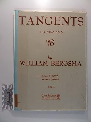 Bild des Verkufers fr William Bergsma : Tangents for Piano solo. N2531. zum Verkauf von Druckwaren Antiquariat