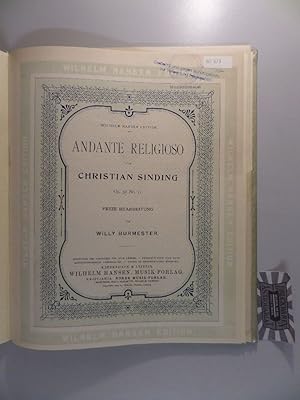 Bild des Verkufers fr Christian Sinding : Andante Religioso - Op. 50 Nr. 11. Wilhelm Hansen Edition 14535. zum Verkauf von Druckwaren Antiquariat