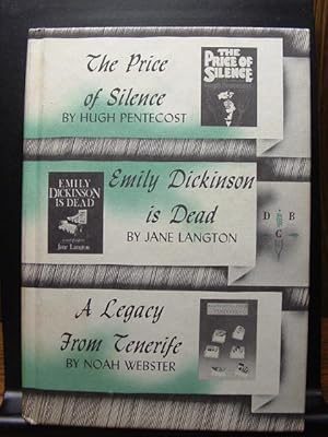 Seller image for (Detective Book Club) THE PRICE OF SILENCE - EMILY DICKINSON IS DEAD - A LEGACY FROM TENERIFE for sale by The Book Abyss