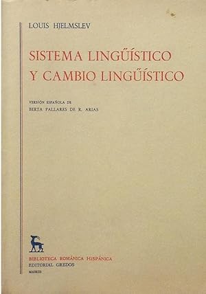 Seller image for Sistema lingstico y cambio lingstico. for sale by Girol Books Inc.