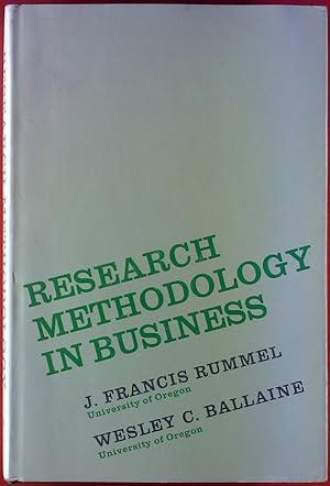 Seller image for Research Methodology in Business. for sale by biblion2