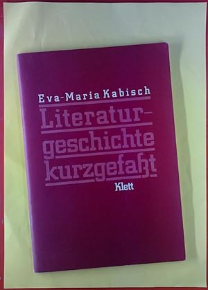 Image du vendeur pour Literaturgeschichte kurzgefat. mis en vente par biblion2