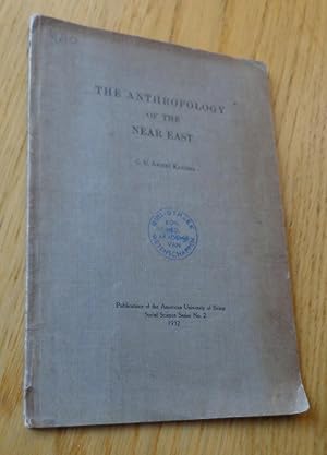 The anthropology of the Near East