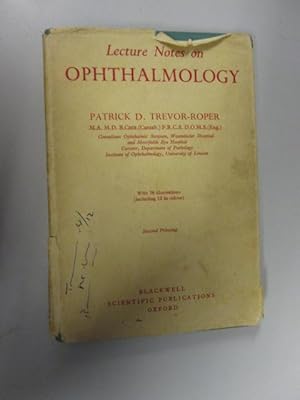 Seller image for LECTURE NOTES ON OPHTHALMOLOGY for sale by Goldstone Rare Books